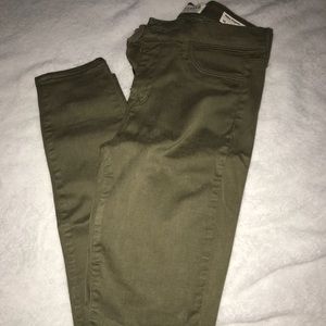 Bullhead army green jeggings